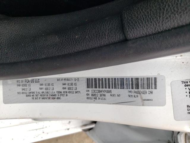 صورة رقم 10 من المزاد - 2015 CHRYSLER 200 S مع VIN 1C3CCCBB4FN743605
