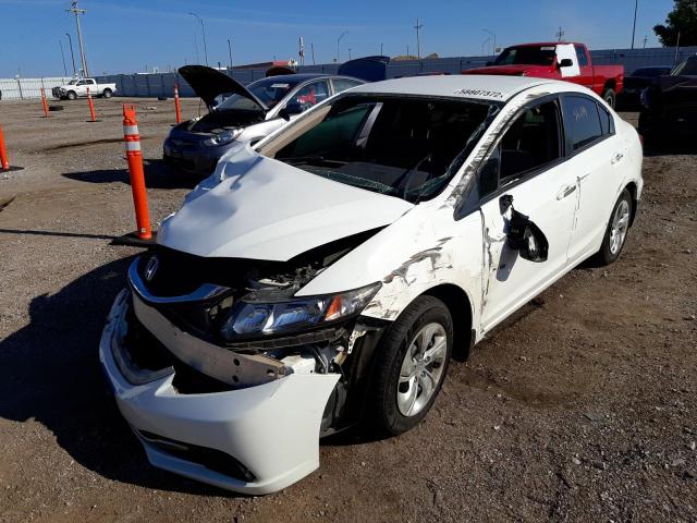 Photo 2 from auction – 2013 HONDA CIVIC LX with VIN 19XFB2F54DE080189
