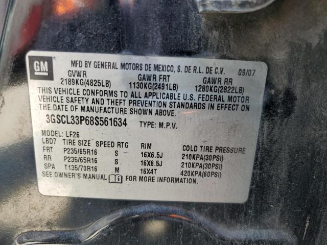 Photo 10 from auction – 2008 SATURN VUE XE with VIN 3GSCL33P68S561634