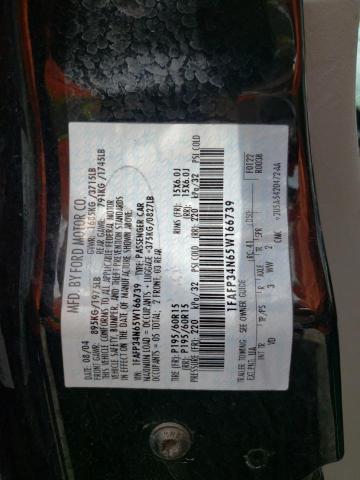 Photo 10 from auction – 2005 FORD FOCUS ZX4 with VIN 1FAFP34N65W166739