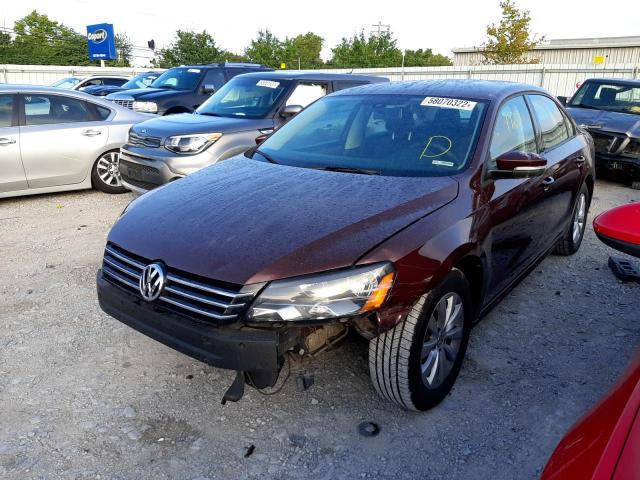 Photo 2 from auction – 2013 VOLKSWAGEN PASSAT S with VIN 1VWAP7A38DC111026