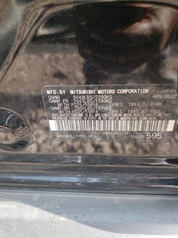 Photo 10 from auction – 2012 MITSUBISHI OUTLANDER with VIN JA4JT3AW8CU027261