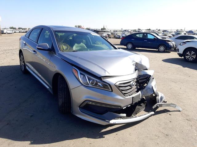 HYUNDAI SONATA SPO 2017 with VIN 5NPE34AF1HH445689 - Photo from auction
