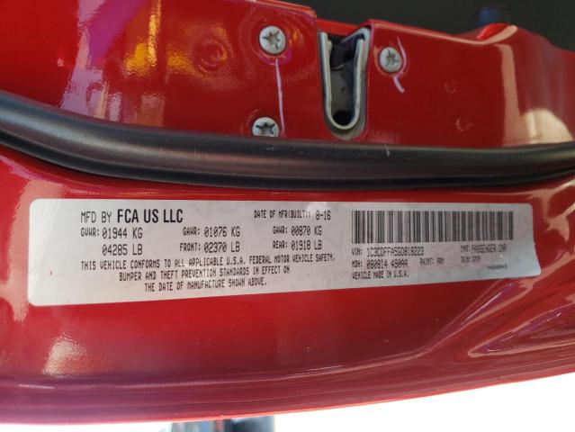 Photo 10 from auction – 2016 DODGE DART SXT S with VIN 1C3CDFFA5GD818223