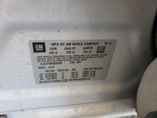 Photo 10 from auction – 2014 BUICK ENCORE CON with VIN KL4CJFSB4EB682382