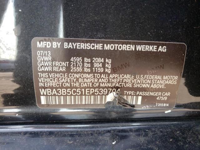 Photo 10 from auction – 2014 BMW 328 XI SUL with VIN WBA3B5C51EP539704