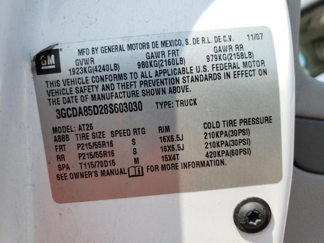 Photo 10 from auction – 2008 CHEVROLET HHR PANEL with VIN 3GCDA85D28S603030