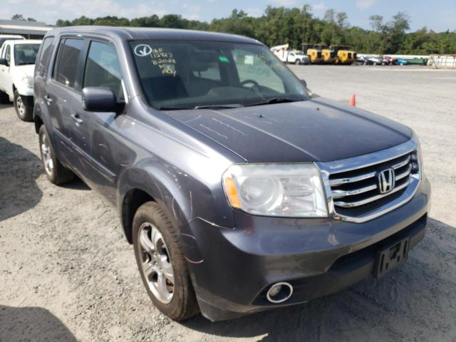 HONDA PILOT EXLN 2014 with VIN 5FNYF4H7XEB015804 - Photo from auction