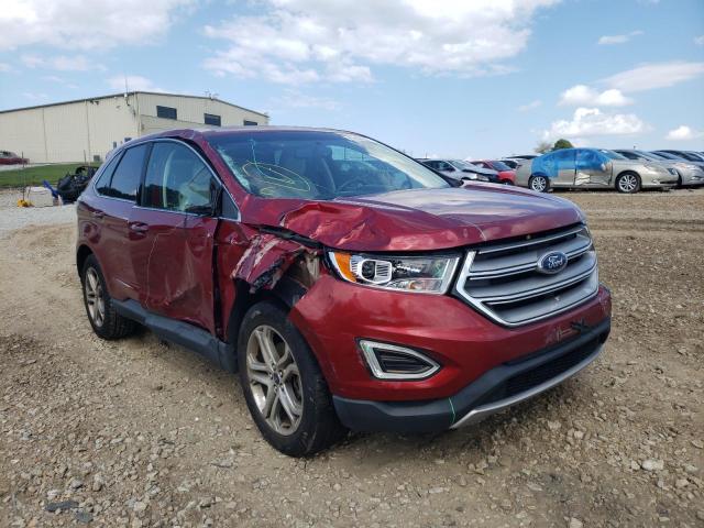 FORD EDGE TITAN 2016 with VIN 2FMPK3K91GBB29889 - Photo from auction