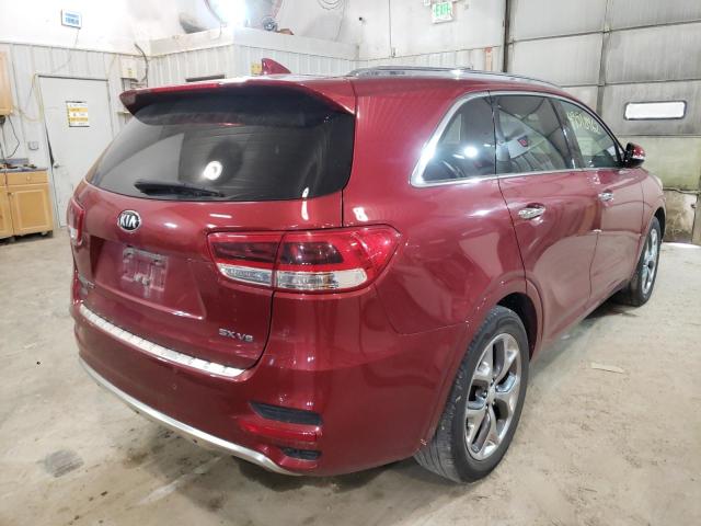 Photo 4 from auction – 2016 KIA SORENTO SX with VIN 5XYPK4A50GG050623