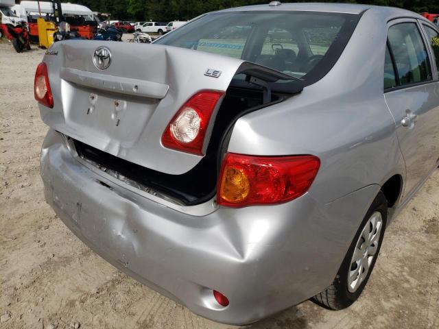 Photo 9 from auction – 2009 TOYOTA COROLLA BA with VIN 2T1BU40E59C066529