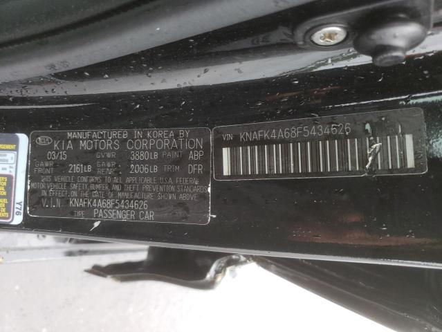 Photo 10 from auction – 2015 KIA FORTE LX with VIN KNAFK4A68F5434626