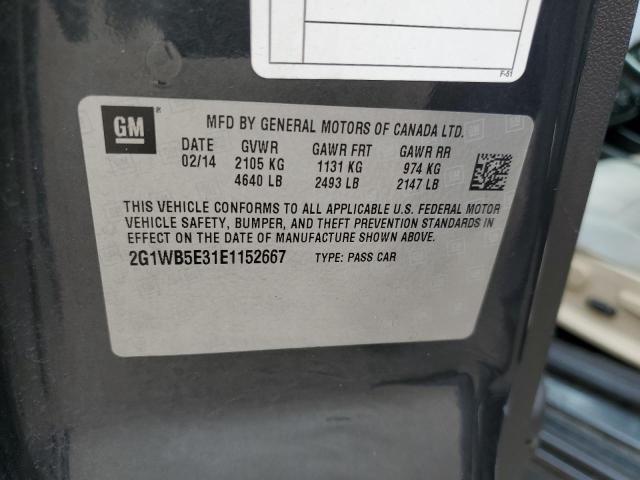 Photo 10 from auction – 2014 CHEVROLET IMPALA LIM with VIN 2G1WB5E31E1152667