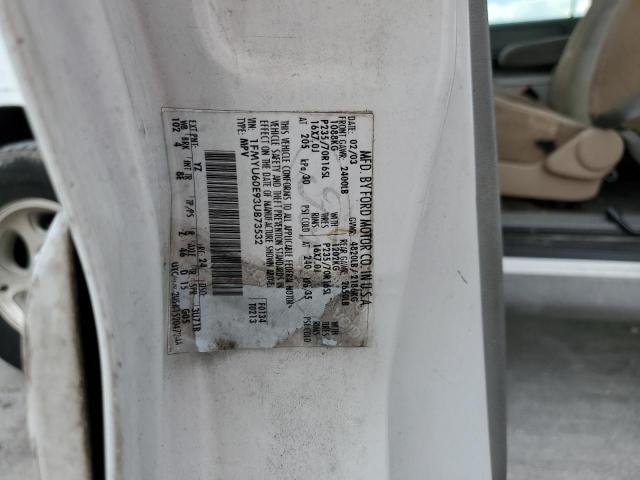 Photo 10 from auction – 2003 FORD EXPLORER S with VIN 1FMYU60E93UB73532