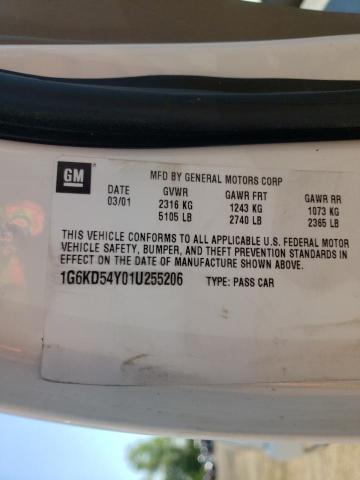 Photo 10 from auction – 2001 CADILLAC DEVILLE with VIN 1G6KD54Y01U255206