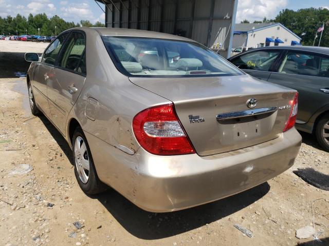 Photo 3 from auction – 2003 TOYOTA CAMRY LE with VIN JTDBE32K230233554