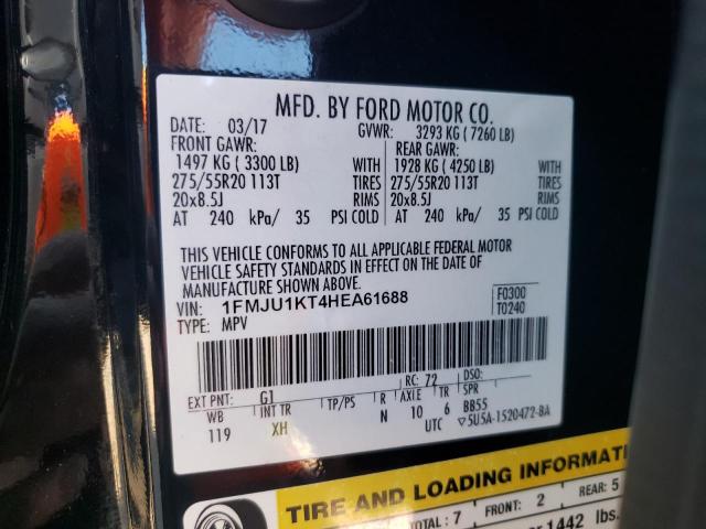 Photo 10 from auction – 2017 FORD EXPEDITION with VIN 1FMJU1KT4HEA61688