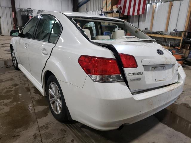 Photo 3 from auction – 2012 SUBARU LEGACY 2.5 with VIN 4S3BMBB66C3042539