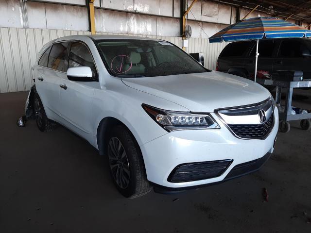 ACURA MDX TECHNO 2016 with VIN 5FRYD3H43GB012458 - Photo from auction