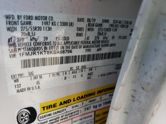 Photo 10 from auction – 2019 FORD EXPEDITION with VIN 1FMJK1KT8KEA68706