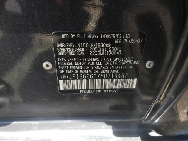 Photo 10 from auction – 2008 SUBARU FORESTER S with VIN JF1SG666X8H713462