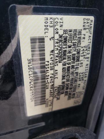 Photo 10 from auction – 2012 NISSAN VERSA with VIN 3N1BC1CP6CK299704