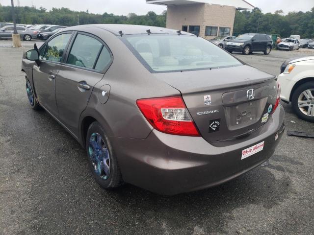 Photo 3 from auction – 2012 HONDA CIVIC LX with VIN 2HGFB2F51CH526660