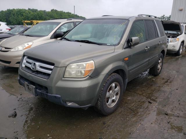Photo 2 from auction – 2007 HONDA PILOT EX with VIN 2HKYF18427H516274