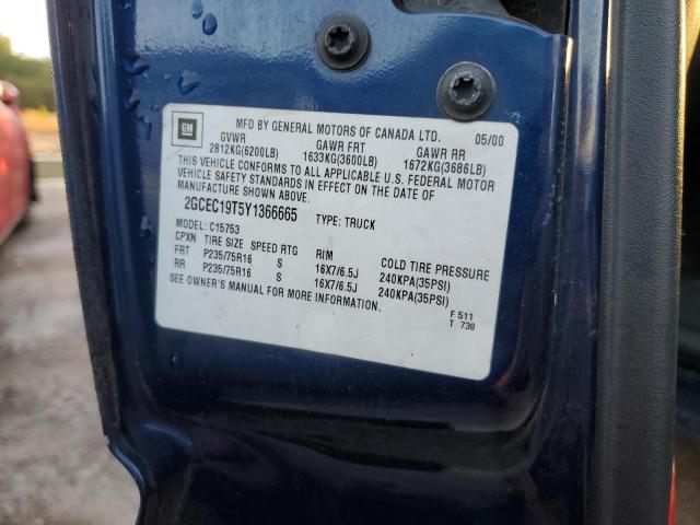Photo 10 from auction – 2000 CHEVROLET SILVERADO with VIN 2GCEC19T5Y1366665