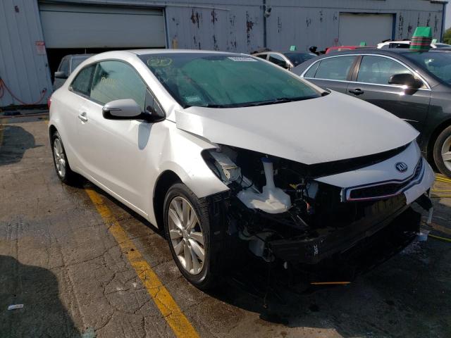 KIA FORTE EX 2014 with VIN KNAFX6A86E5238343 - Photo from auction