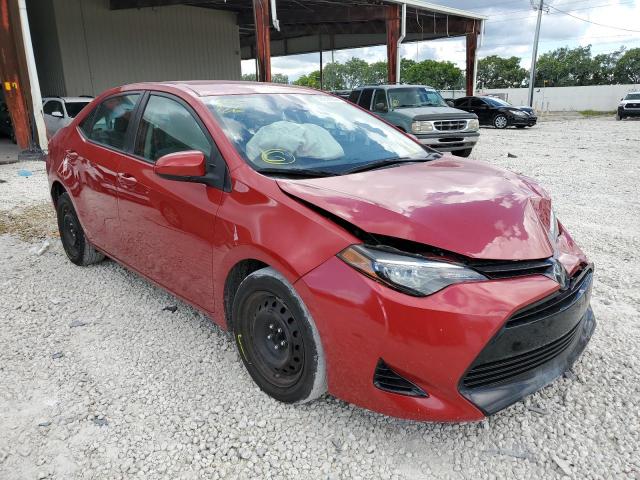 TOYOTA COROLLA L 2018 with VIN 2T1BURHE0JC060918 - Photo from auction