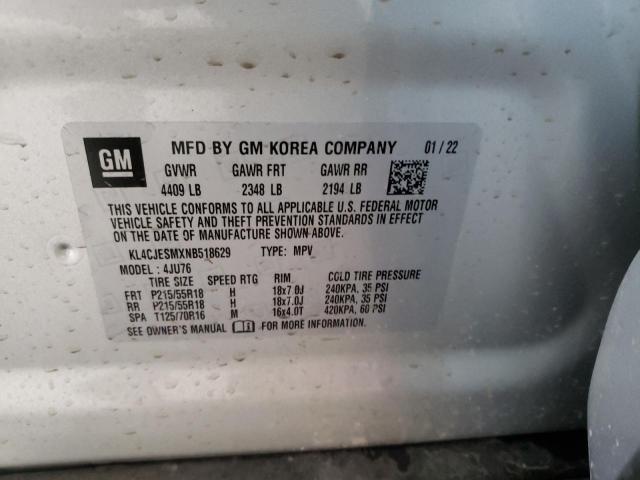Photo 10 from auction – 2022 BUICK ENCORE PRE with VIN KL4CJESMXNB518629