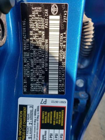 Photo 10 from auction – 2017 TOYOTA CAMRY LE with VIN 4T1BF1FK8HU699786