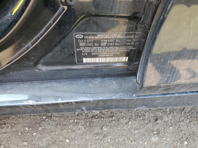 Photo 10 from auction – 2012 HYUNDAI SONATA SE with VIN 5NPEC4AB4CH395764