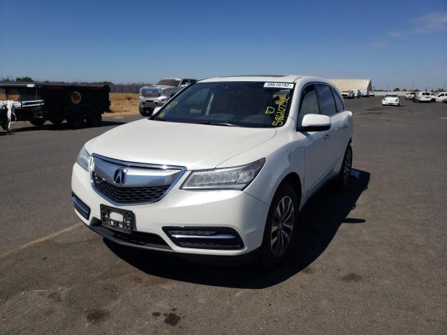 Photo 2 from auction – 2016 ACURA MDX TECHNO with VIN 5FRYD4H44GB001703