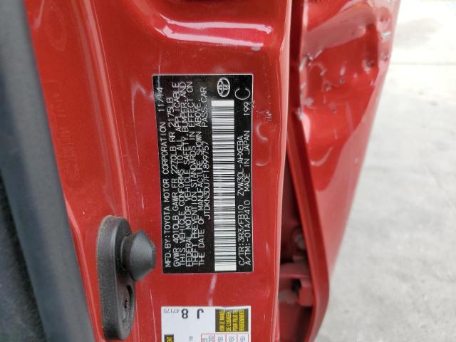 Photo 10 from auction – 2015 TOYOTA PRIUS with VIN JTDKN3DU7F1899757