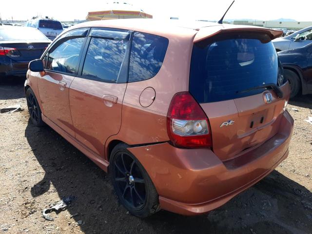 Photo 3 from auction – 2007 HONDA FIT S with VIN JHMGD37677S032181