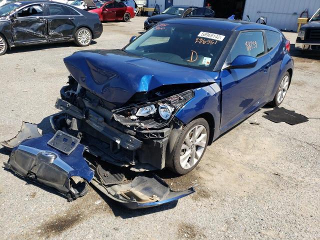 Photo 2 from auction – 2016 HYUNDAI VELOSTER with VIN KMHTC6AD7GU286551