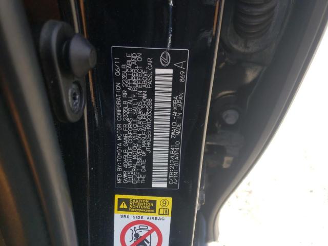 Photo 10 from auction – 2011 LEXUS CT 200 with VIN JTHKD5BH9B2033288