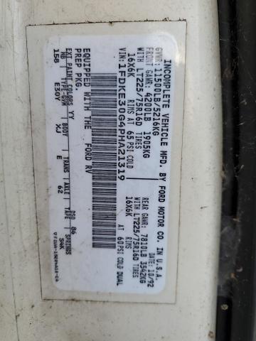 Photo 10 from auction – 1993 FORD MOTORHOME with VIN 1FDKE30G4PHA21319