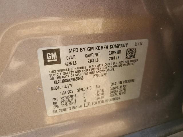 Photo 10 from auction – 2014 BUICK ENCORE PRE with VIN KL4CJDSBXEB658866