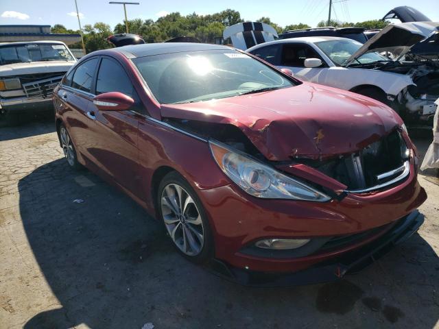 HYUNDAI SONATA SE 2014 with VIN 5NPEC4AB5EH838040 - Photo from auction