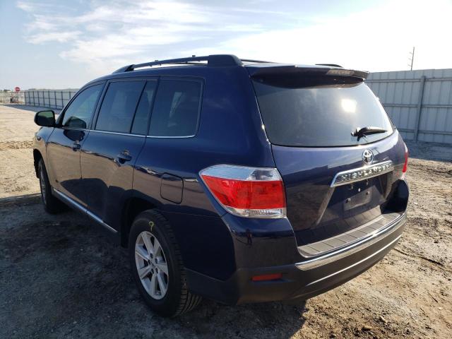 Photo 3 from auction – 2013 TOYOTA HIGHLANDER with VIN 5TDZA3EH9DS041413