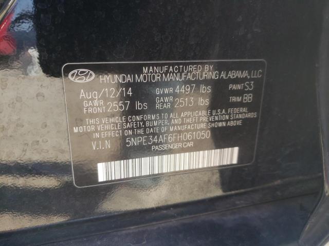 Photo 10 from auction – 2015 HYUNDAI SONATA SPO with VIN 5NPE34AF6FH061050