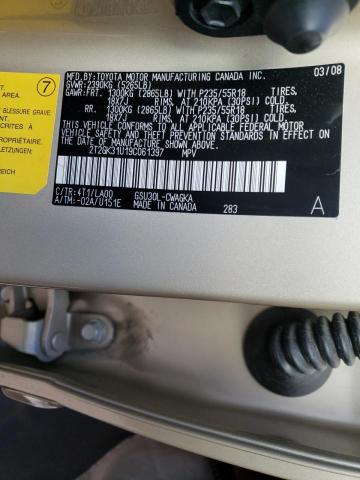 Photo 10 from auction – 2009 LEXUS RX 350 with VIN 2T2GK31U19C061397