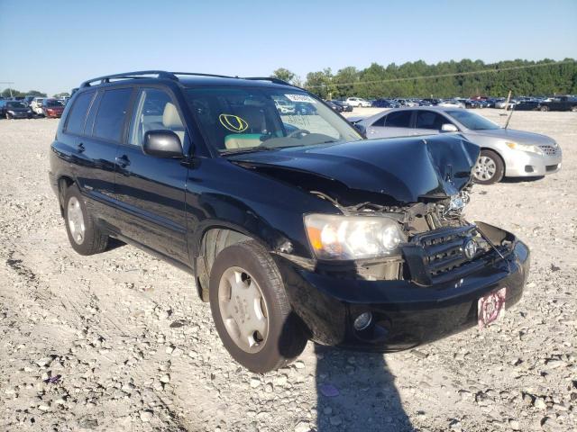 TOYOTA HIGHLANDER 2006 with VIN JTEDP21A960124627 - Photo from auction