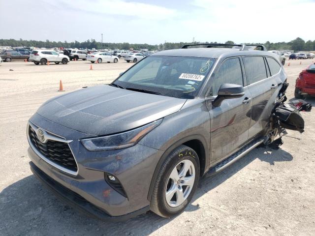 Photo 2 from auction – 2021 TOYOTA HIGHLANDER with VIN 5TDZZRAH6MS078968