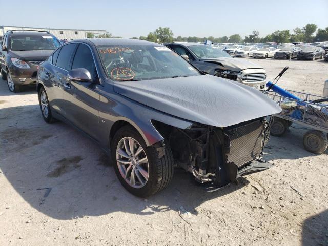 INFINITI Q50 BASE 2014 with VIN JN1BV7AR7EM686301 - Photo from auction