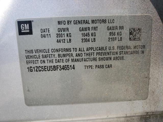 Photo 10 from auction – 2011 CHEVROLET MALIBU 1LT with VIN 1G1ZC5EU5BF346514