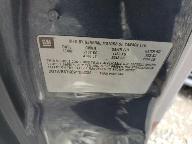 Photo 10 from auction – 2009 CHEVROLET IMPALA LS with VIN 2G1WB57K691198232